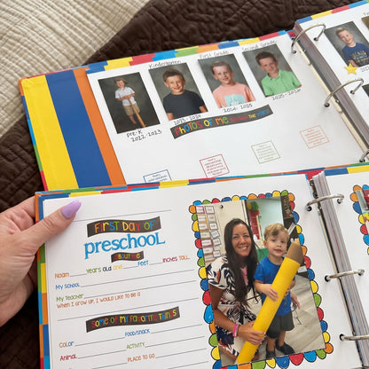 The School Years Keepsake Binder — Preschool to College
