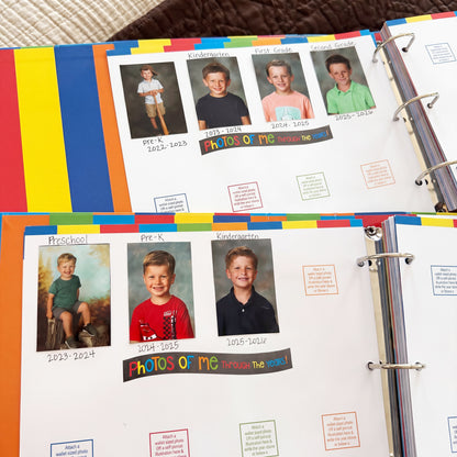 The School Years Keepsake Binder — Preschool to College